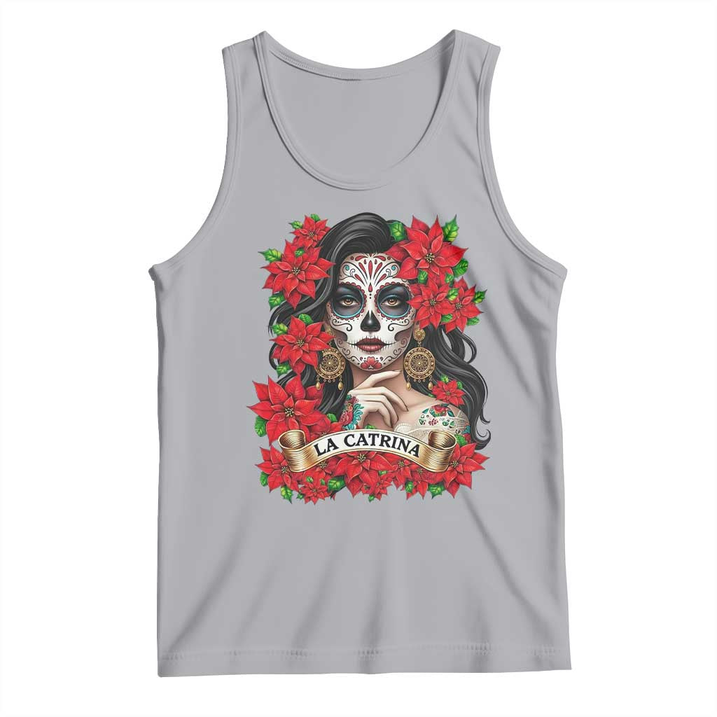 Dia De Los Muertos Mexican Tank Top Day of the Dead Sugar Skull Women TS14 Athletic Heather Print Your Wear