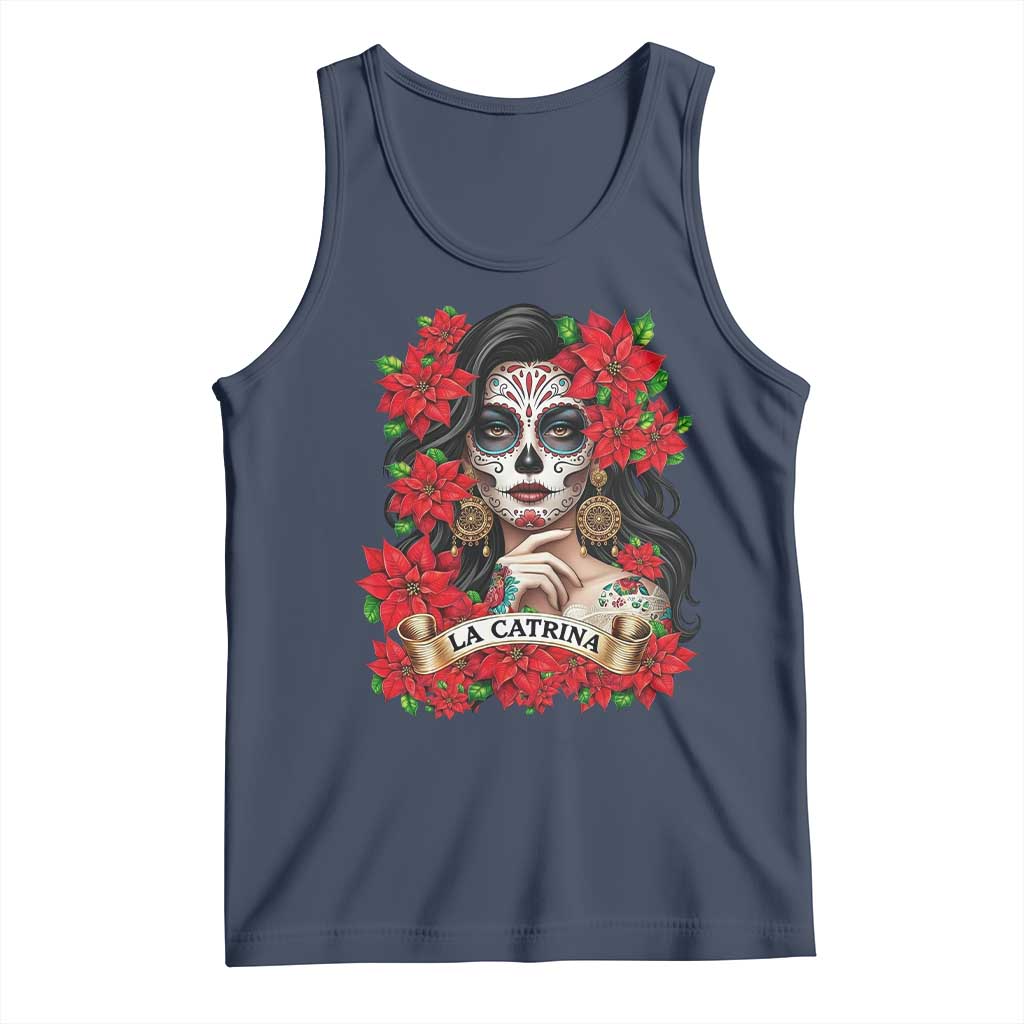 Dia De Los Muertos Mexican Tank Top Day of the Dead Sugar Skull Women TS14 Navy Print Your Wear