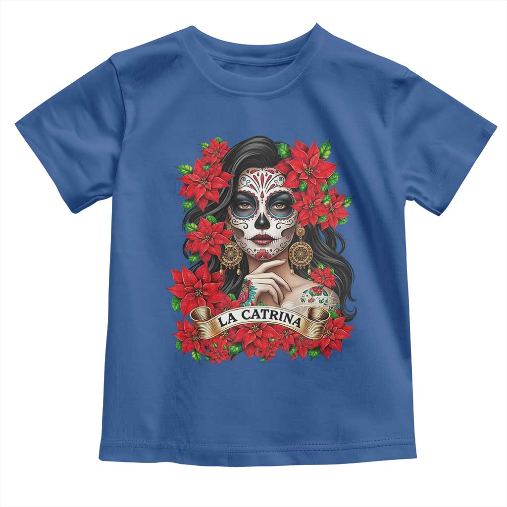 Dia De Los Muertos Mexican Toddler T Shirt Day of the Dead Sugar Skull Women TS14 Royal Blue Print Your Wear