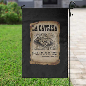 Day Of The Dead Garden Flag La Calavera Garbancera - Print Your Wear