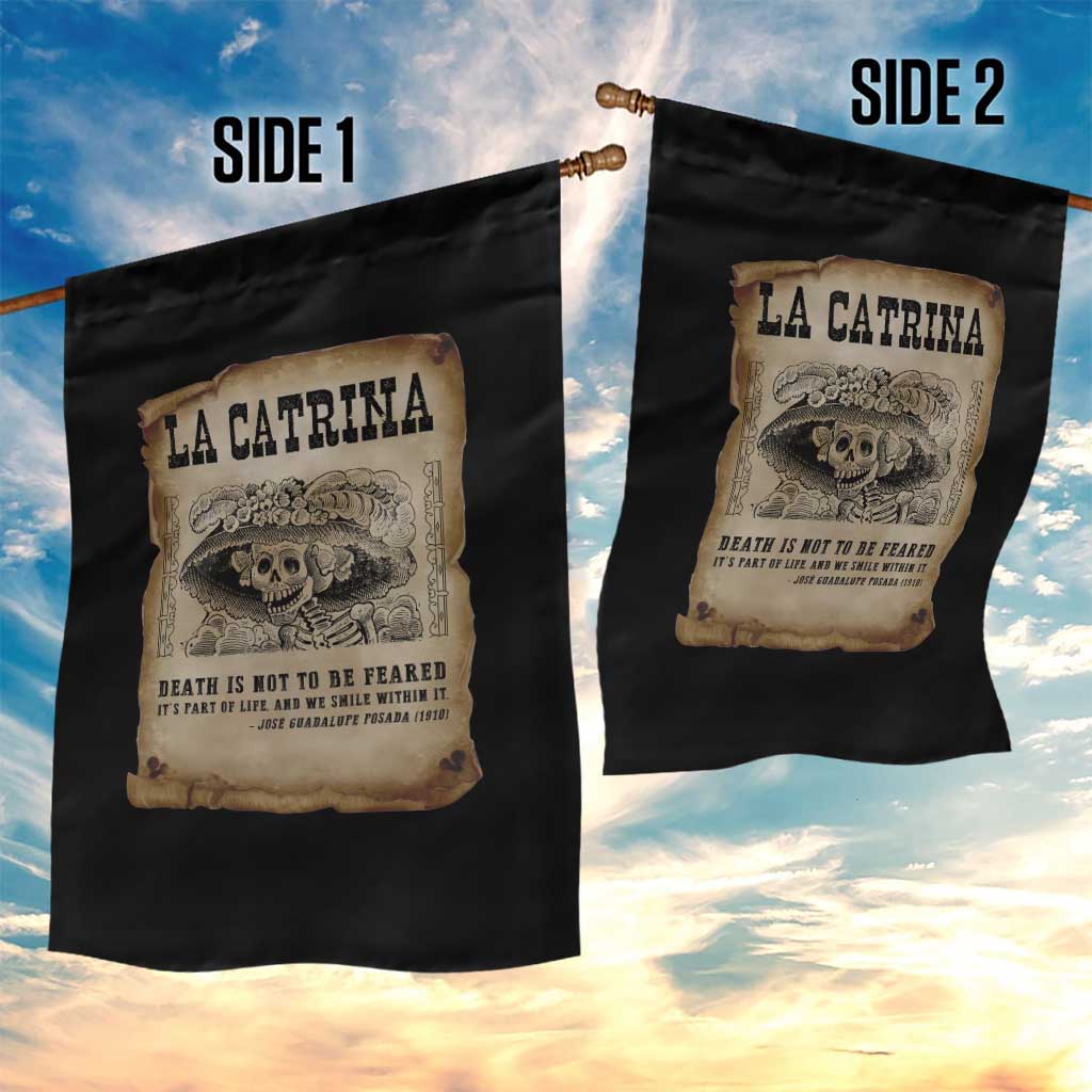 Day Of The Dead Garden Flag La Calavera Garbancera TS14 Print Your Wear