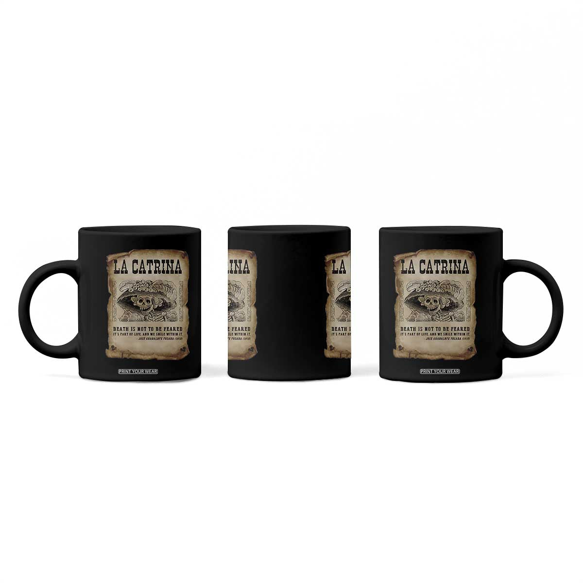 Day Of The Dead Coffee Mug La Calavera Garbancera TS14 Print Your Wear