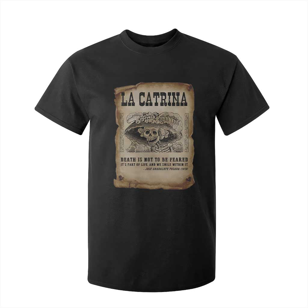 Day Of The Dead T Shirt For Kid La Calavera Garbancera TS14 Black Print Your Wear