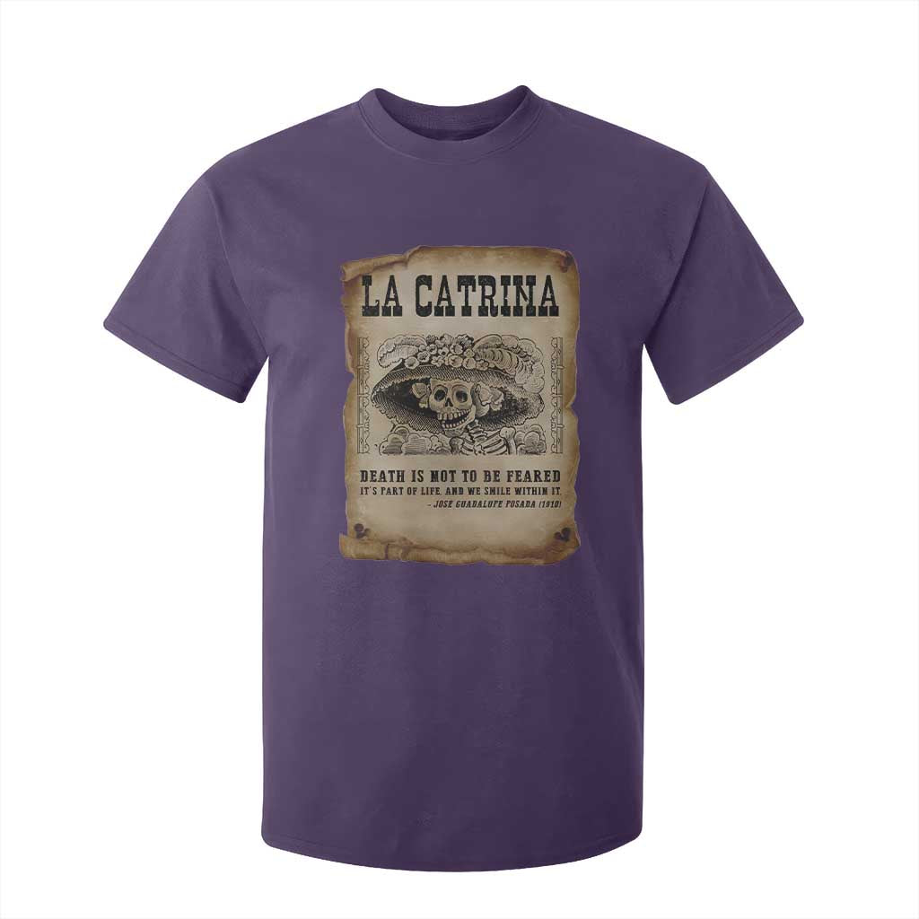 Day Of The Dead T Shirt For Kid La Calavera Garbancera TS14 Purple Print Your Wear