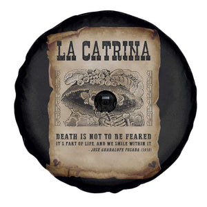 Day Of The Dead Spare Tire Cover La Calavera Garbancera TS14 Print Your Wear