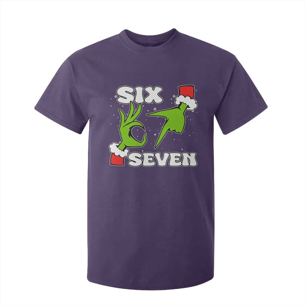 67 Six Seven Christmas Meme T Shirt For Kid Funny Elf Hands TS14 Purple Print Your Wear