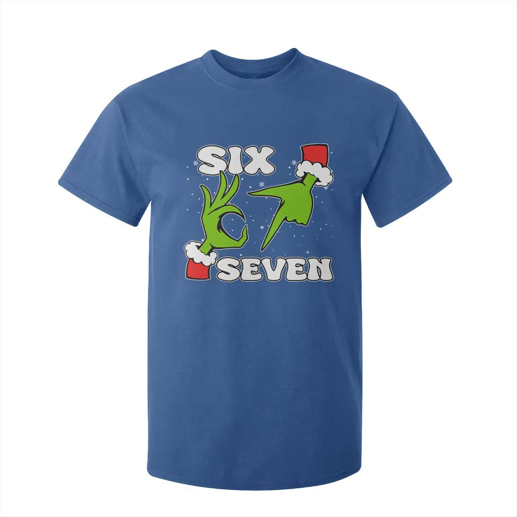 67 Six Seven Christmas Meme T Shirt For Kid Funny Elf Hands TS14 Royal Blue Print Your Wear