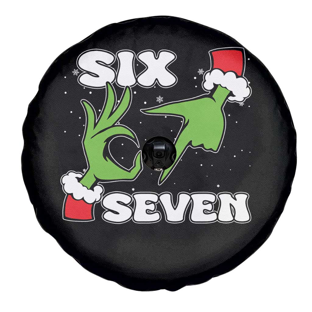 67 Six Seven Christmas Meme Spare Tire Cover Funny Elf Hands TS14 Print Your Wear