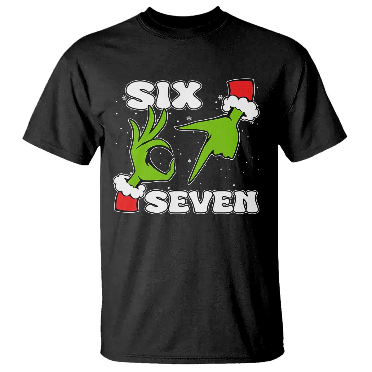 67 Six Seven Christmas Meme T Shirt Funny Elf Hands TS14 Black Print Your Wear