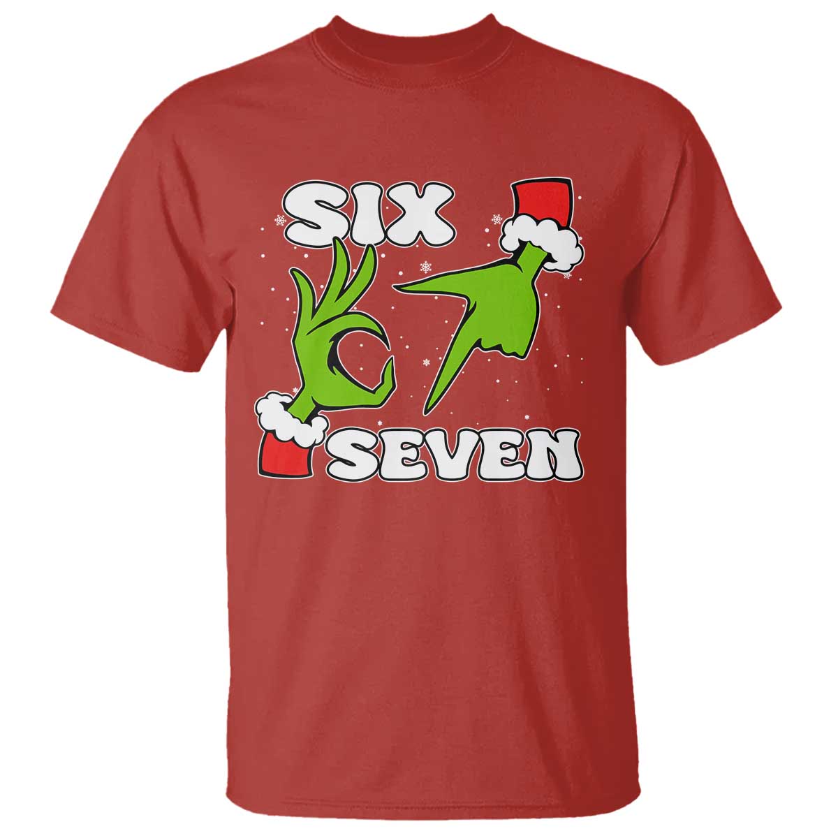 67 Six Seven Christmas Meme T Shirt Funny Elf Hands TS14 Red Print Your Wear