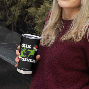 67 Six Seven Christmas Meme Tumbler Cup Funny Elf Hands - Print Your Wear