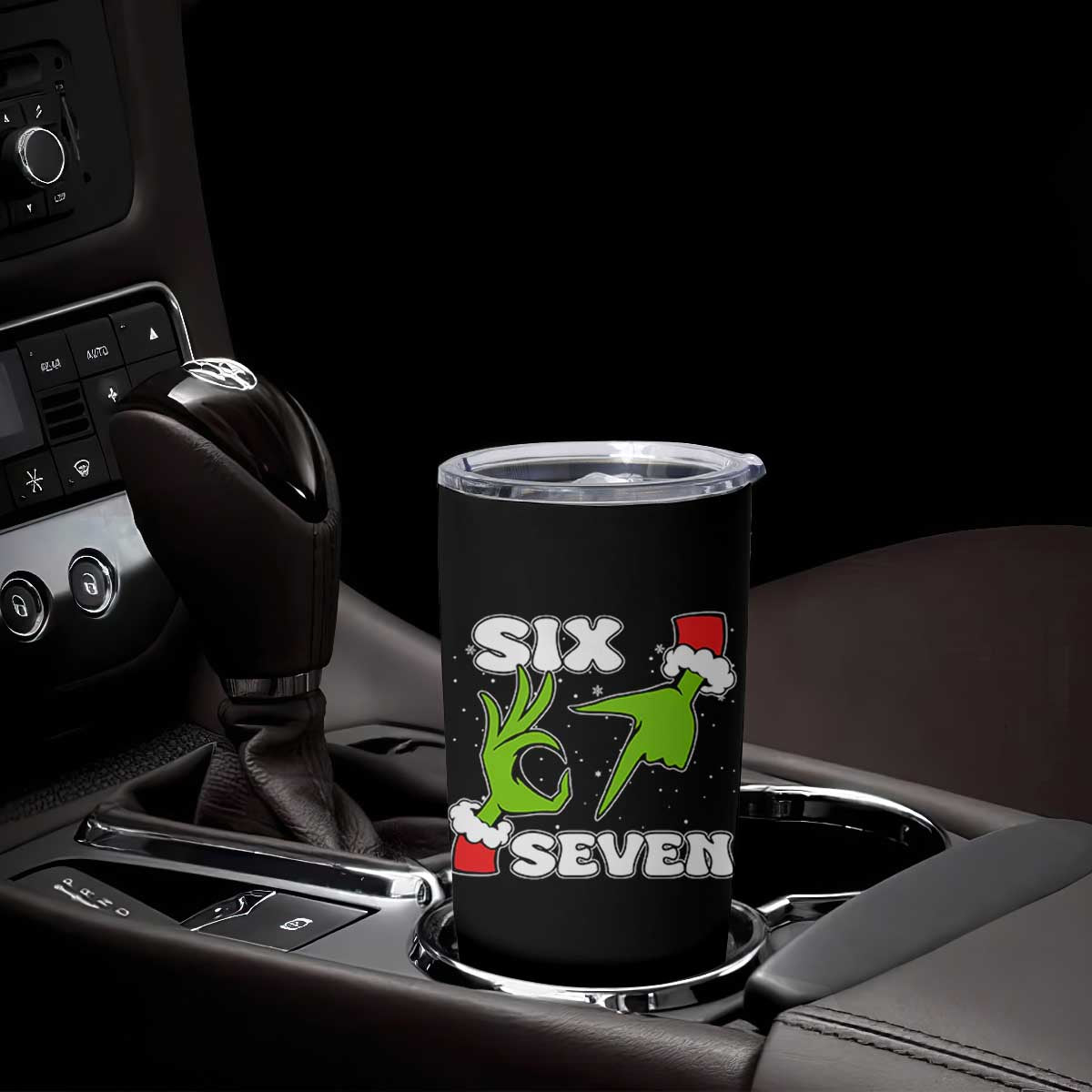 67 Six Seven Christmas Meme Tumbler Cup Funny Elf Hands TS14 Print Your Wear