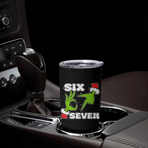 67 Six Seven Christmas Meme Tumbler Cup Funny Elf Hands - Print Your Wear
