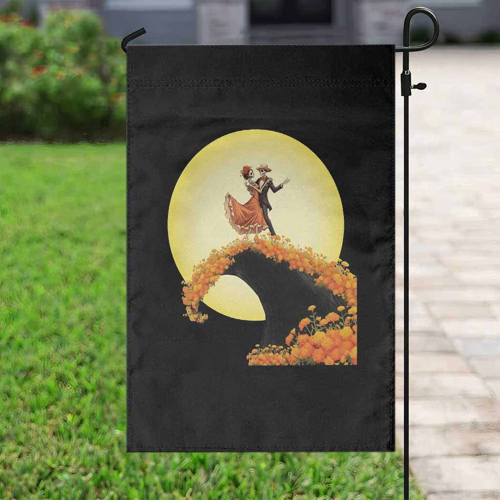 Dia De Los Muertos Garden Flag Skeletons Dancing Mexican TS14 Print Your Wear