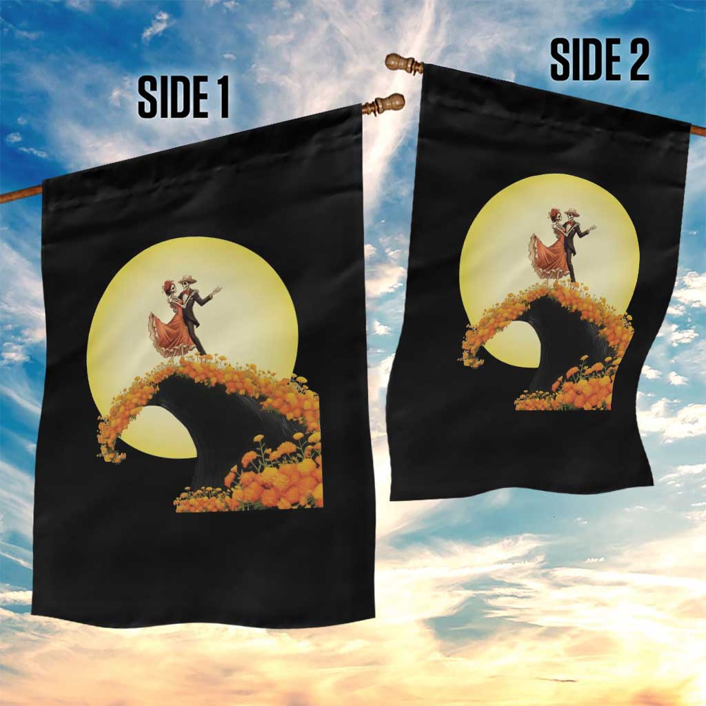 Dia De Los Muertos Garden Flag Skeletons Dancing Mexican TS14 Print Your Wear