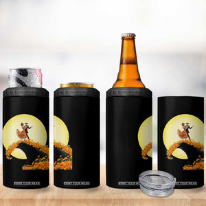 Dia De Los Muertos 4 in 1 Can Cooler Tumbler Skeletons Dancing Mexican TS14 Print Your Wear