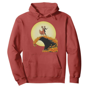 Dia De Los Muertos Hoodie Skeletons Dancing Mexican TS14 Red Print Your Wear