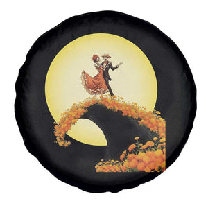 Dia De Los Muertos Spare Tire Cover Skeletons Dancing Mexican TS14 Print Your Wear