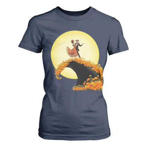 Dia De Los Muertos T Shirt For Women Skeletons Dancing Mexican TS14 Navy Print Your Wear