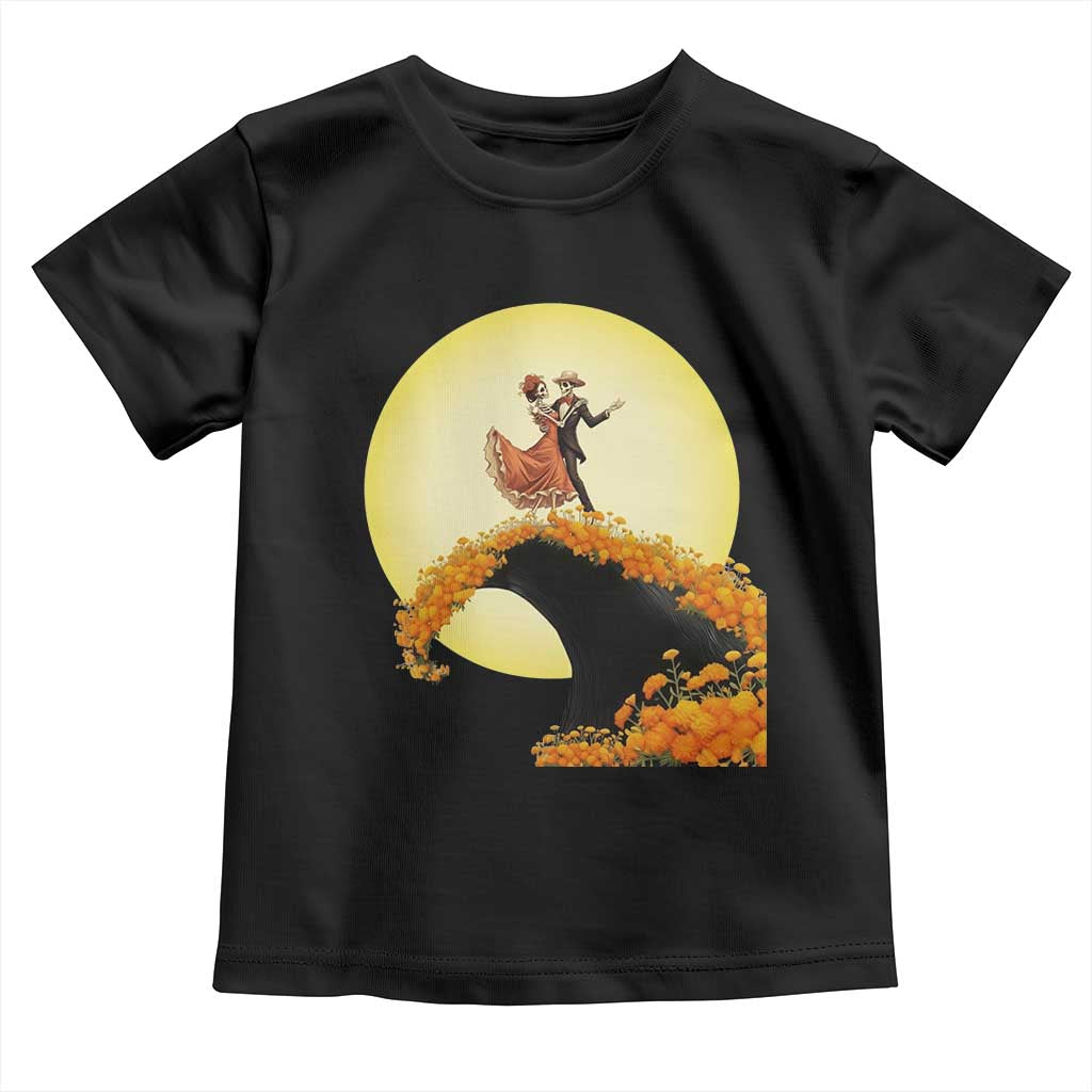 Dia De Los Muertos Toddler T Shirt Skeletons Dancing Mexican TS14 Black Print Your Wear