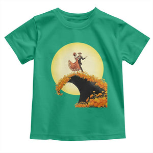 Dia De Los Muertos Toddler T Shirt Skeletons Dancing Mexican TS14 Irish Green Print Your Wear
