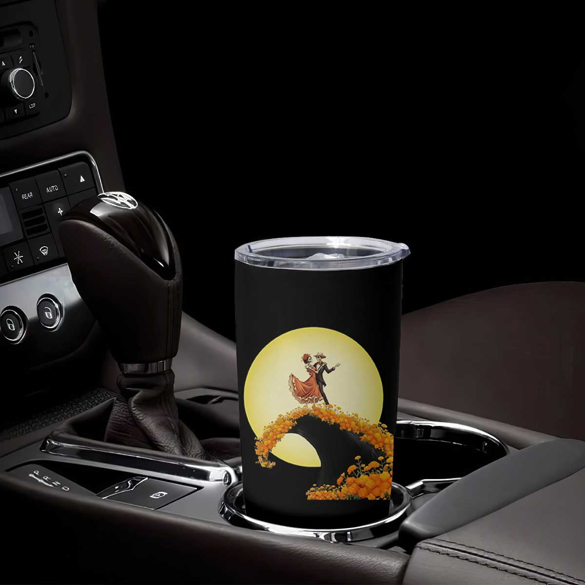 Dia De Los Muertos Tumbler Cup Skeletons Dancing Mexican TS14 Print Your Wear