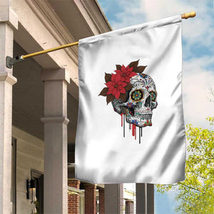 Sugar Skull Calavera Holiday Spirit Mistletoe Garden Flag TS14 Print Your Wear