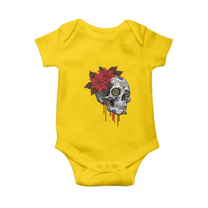 Sugar Skull Calavera Holiday Spirit Mistletoe Baby Onesie TS14 Daisy Print Your Wear