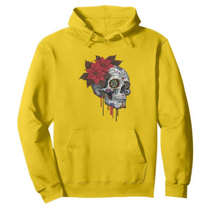 Sugar Skull Calavera Holiday Spirit Mistletoe Hoodie TS14 Daisy Print Your Wear