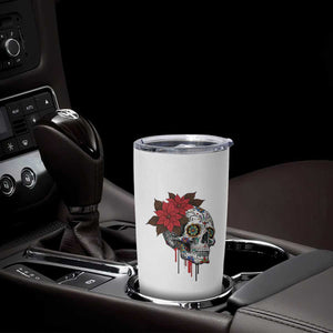 Sugar Skull Calavera Holiday Spirit Mistletoe Tumbler Cup TS14 Print Your Wear