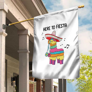 Funny Pinata Mexican Garden Flag Here To Fiesta TS14 Print Your Wear