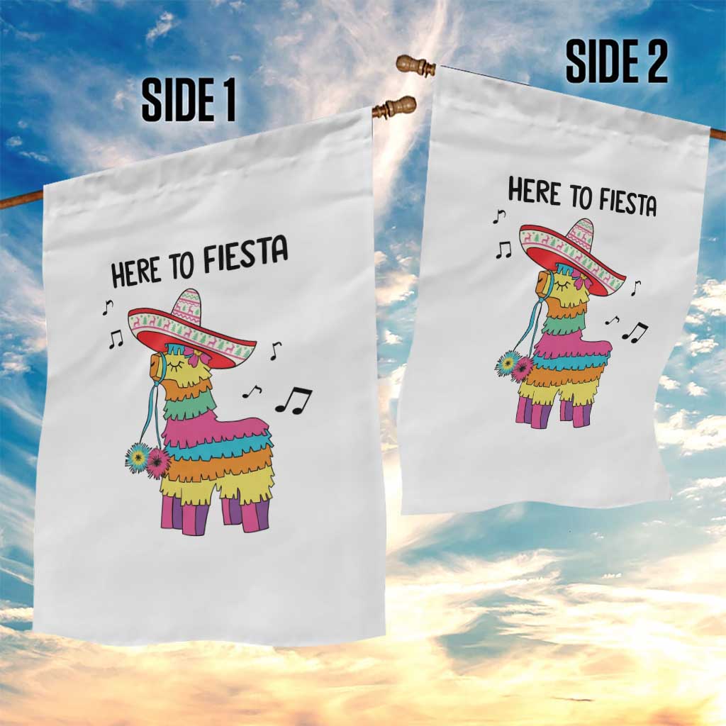 Funny Pinata Mexican Garden Flag Here To Fiesta TS14 Print Your Wear