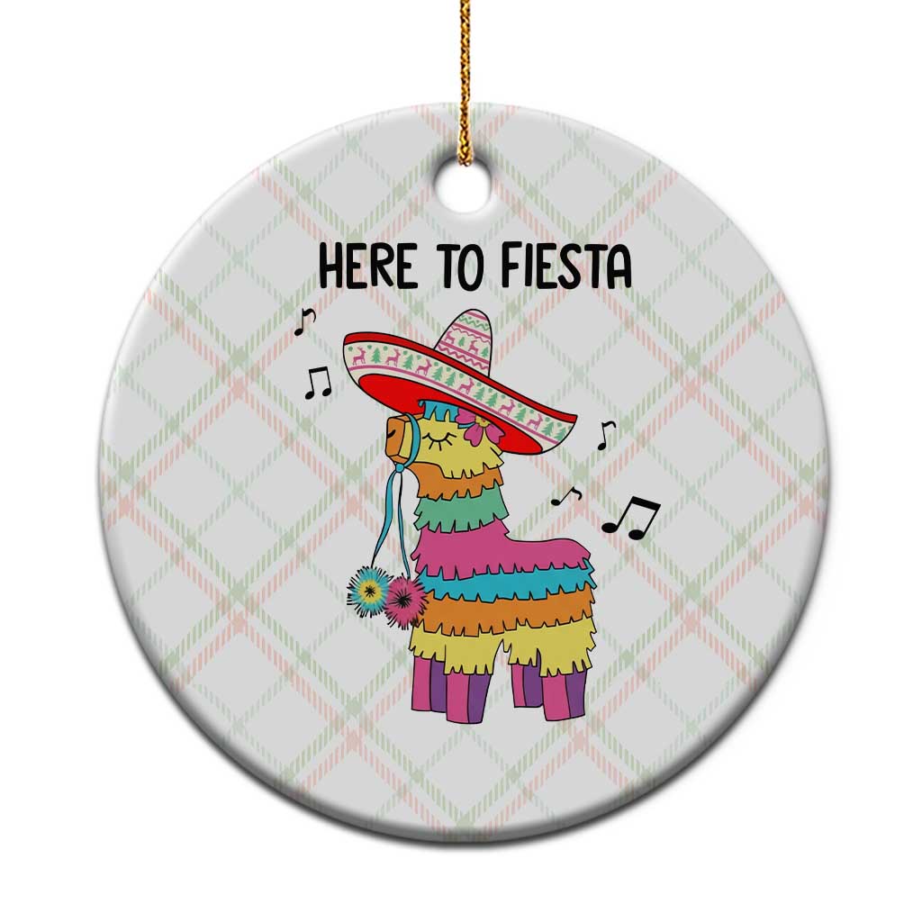 Funny Pinata Mexican Ceramic Ornament Here To Fiesta TS14 1pc Christmas Plaid Print Your Wear