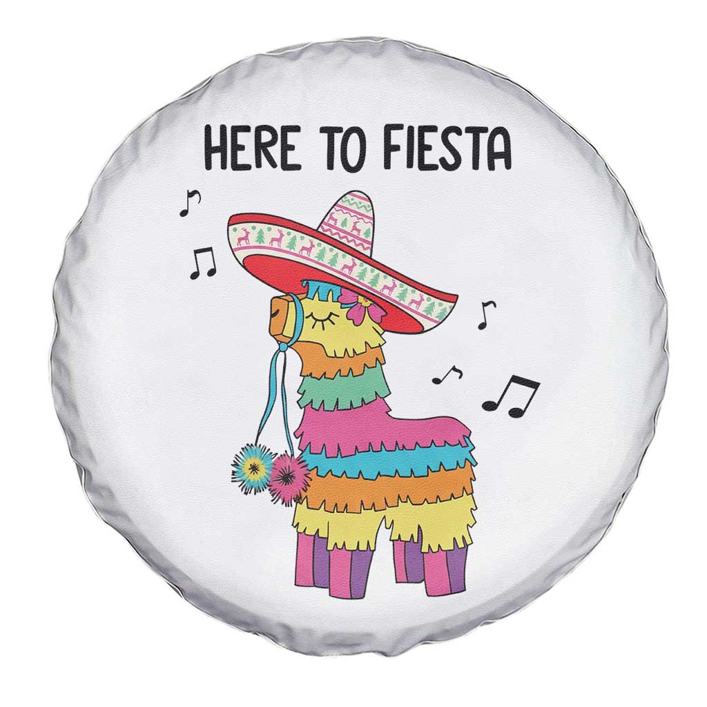 Funny Pinata Mexican Spare Tire Cover Here To Fiesta TS14 Print Your Wear