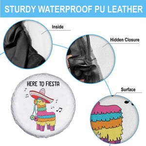 Funny Pinata Mexican Spare Tire Cover Here To Fiesta TS14 Print Your Wear