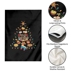 Feliz Navidad Garden Flag Mexican Christmas Tree Fiesta TS14 Print Your Wear