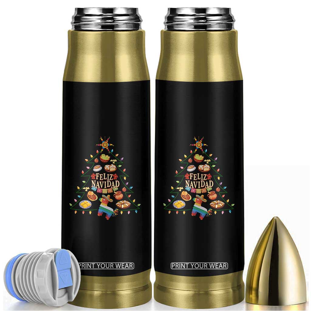 Feliz Navidad Bullet Tumbler Mexican Christmas Tree Fiesta TS14 Black Print Your Wear