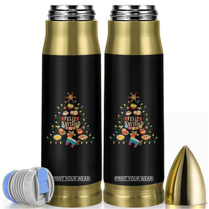 Feliz Navidad Bullet Tumbler Mexican Christmas Tree Fiesta TS14 Black Print Your Wear