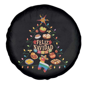 Feliz Navidad Spare Tire Cover Mexican Christmas Tree Fiesta TS14 Print Your Wear