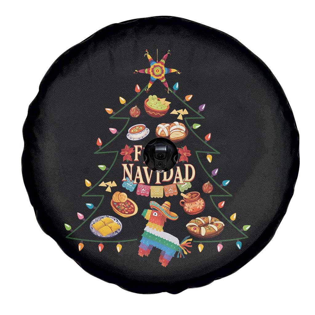 Feliz Navidad Spare Tire Cover Mexican Christmas Tree Fiesta TS14 Print Your Wear