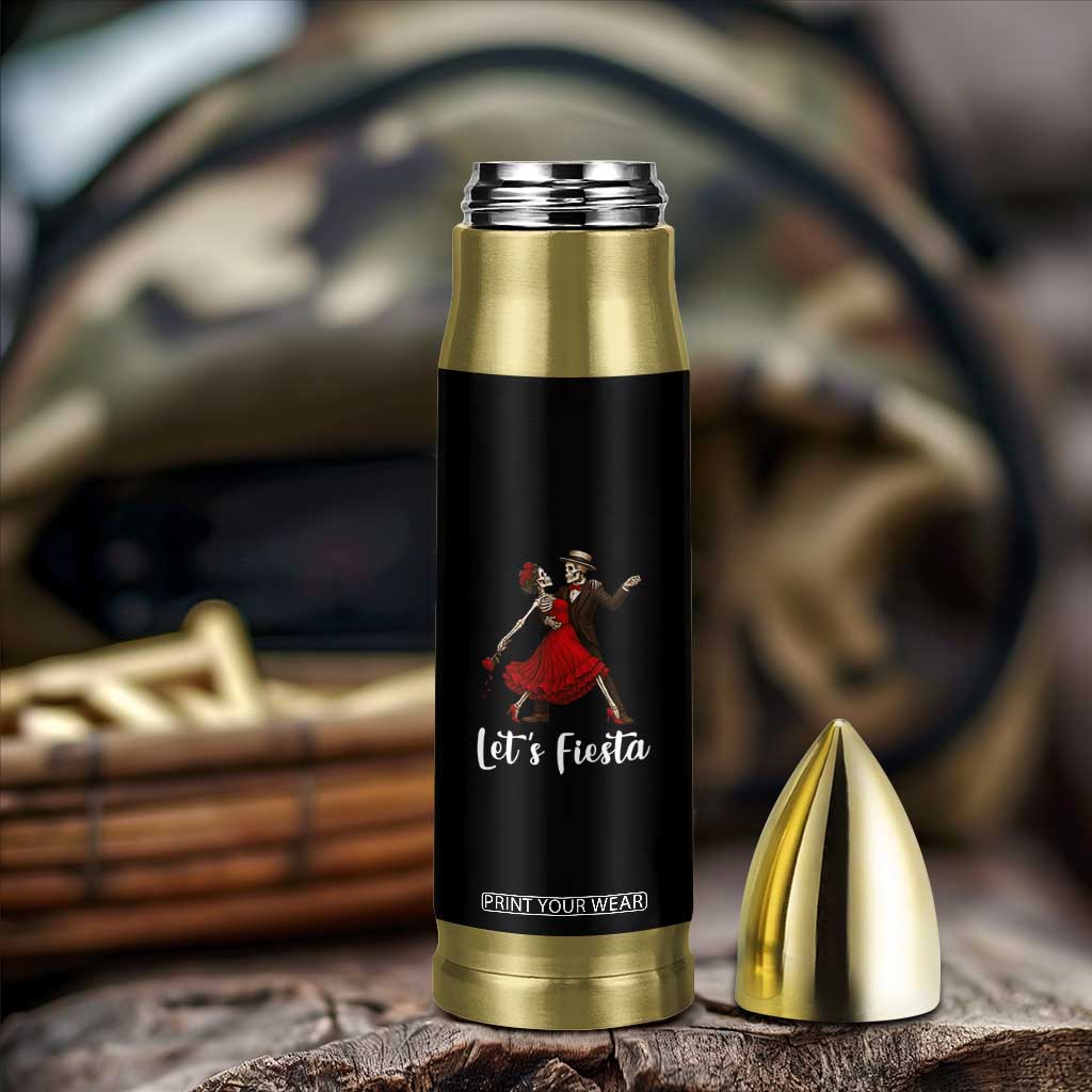 Skeleton Mexican Christmas Bullet Tumbler Let us Fiesta TS14 Print Your Wear