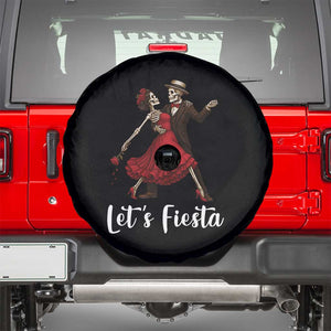 Skeleton Mexican Christmas Spare Tire Cover Let us Fiesta TS14 Black Print Your Wear