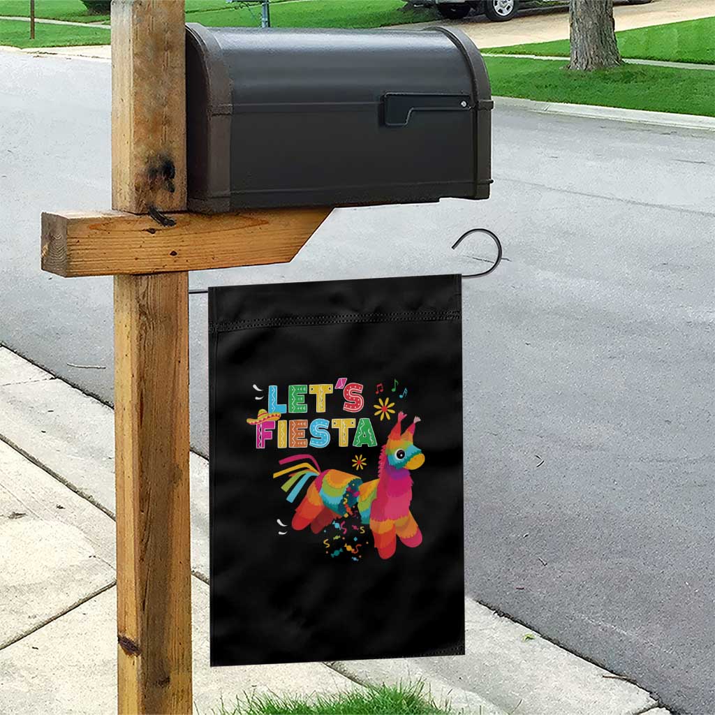 Funny Pinata Mexican Garden Flag Let Us Fiesta TS14 Print Your Wear