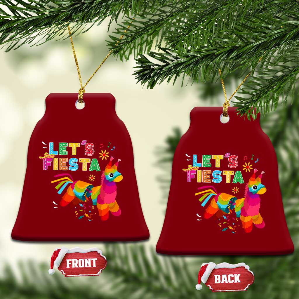 Funny Pinata Mexican Ceramic Ornament Let Us Fiesta TS14 Print Your Wear