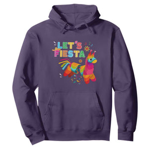 Funny Pinata Mexican Hoodie Let Us Fiesta TS14 Purple Print Your Wear