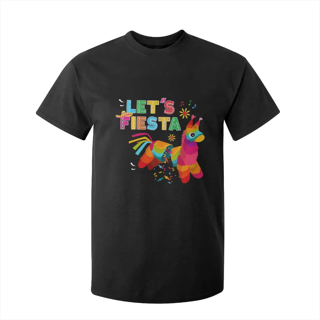 Funny Pinata Mexican T Shirt For Kid Let Us Fiesta TS14 Black Print Your Wear