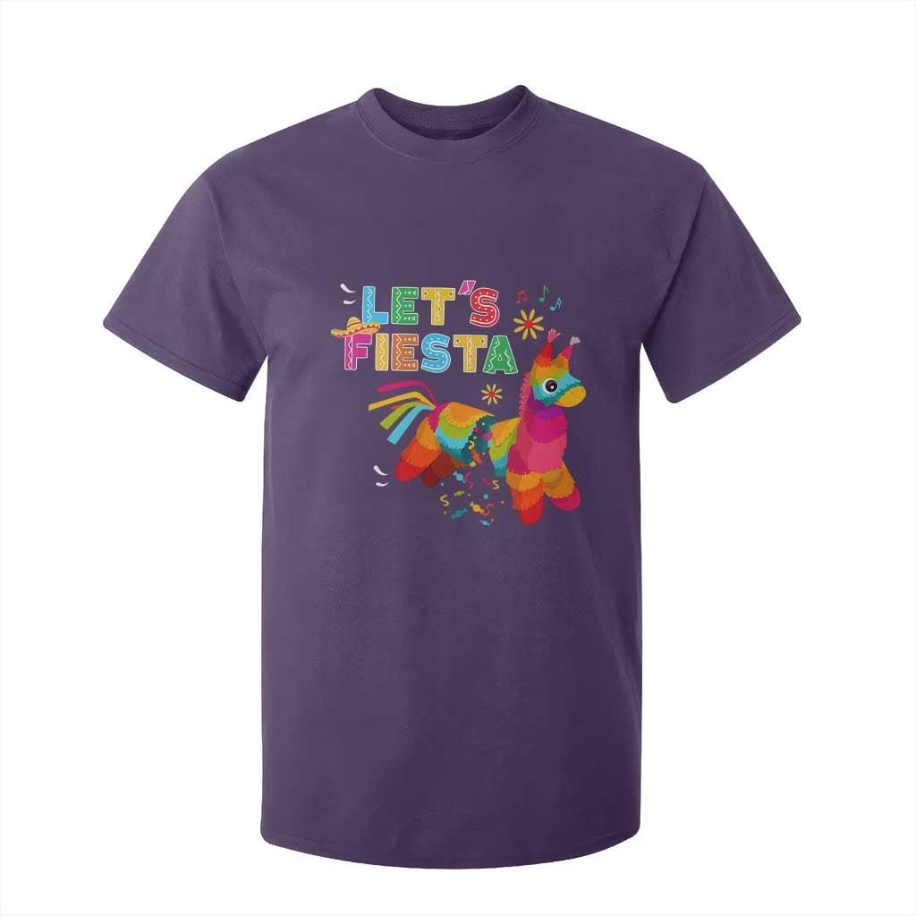 Funny Pinata Mexican T Shirt For Kid Let Us Fiesta TS14 Purple Print Your Wear