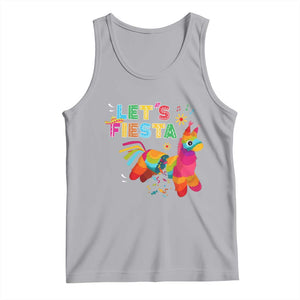 Funny Pinata Mexican Tank Top Let Us Fiesta TS14 Athletic Heather Print Your Wear