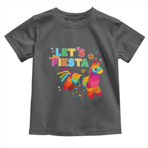 Funny Pinata Mexican Toddler T Shirt Let Us Fiesta TS14 Dark Heather Print Your Wear