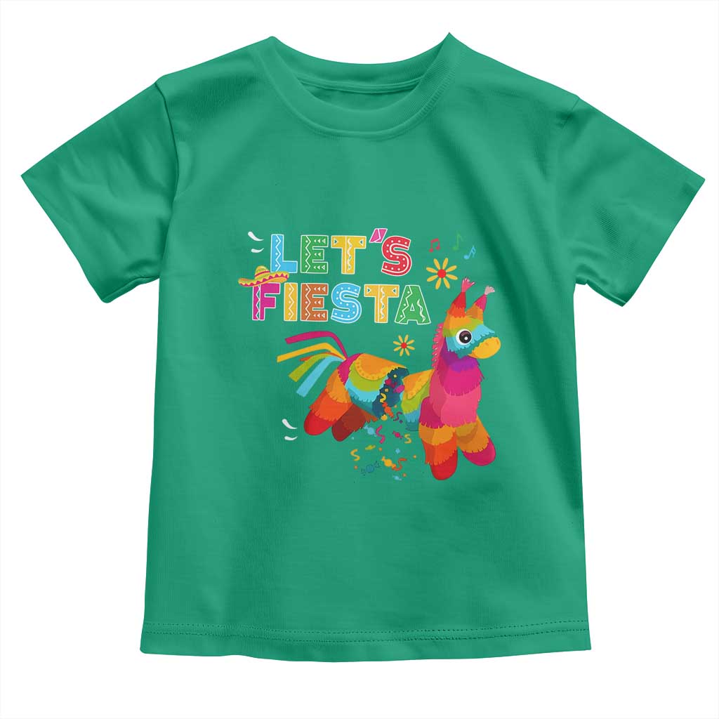 Funny Pinata Mexican Toddler T Shirt Let Us Fiesta TS14 Irish Green Print Your Wear